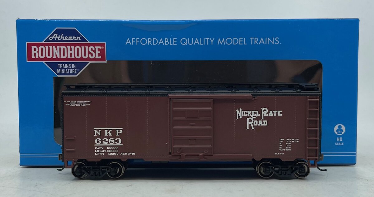 Roundhouse 73558 Athearn HO Scale NPR 40' Box Car #6283