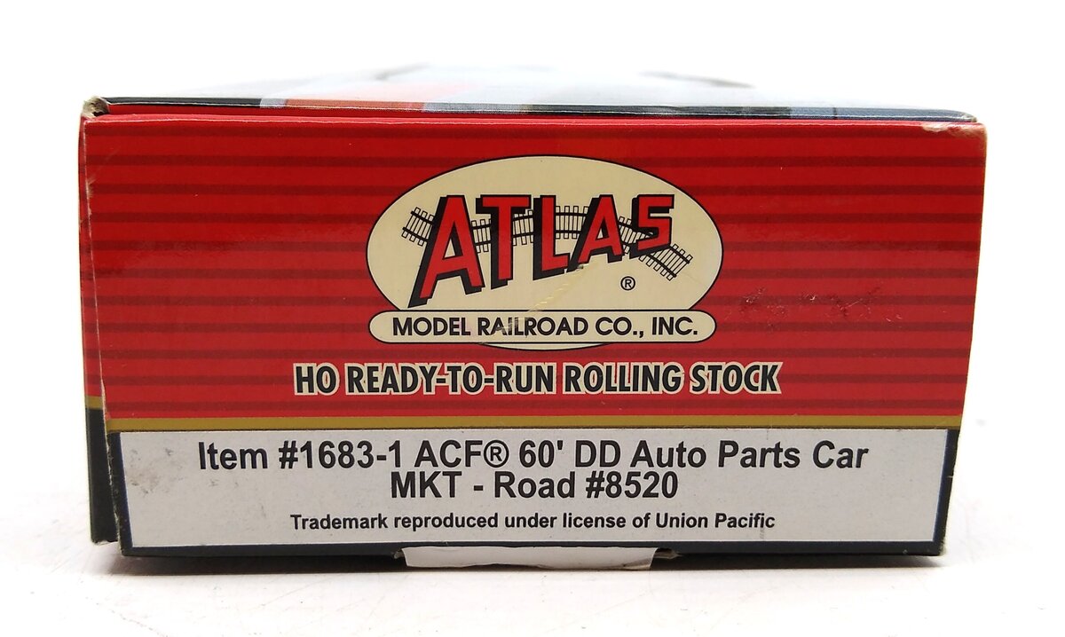 Atlas 1683-1 HO Scale MKT ACF 60' DD Auto Parts Car #8520 EX/Box