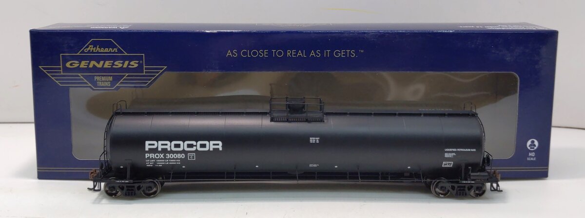 Athearn G68463 HO Procor UTC 33K LPG Tank Car #30080