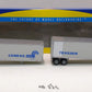 Athearn 73353 HO Conrail 45' Smooth Side Z-Van Trailers (2)