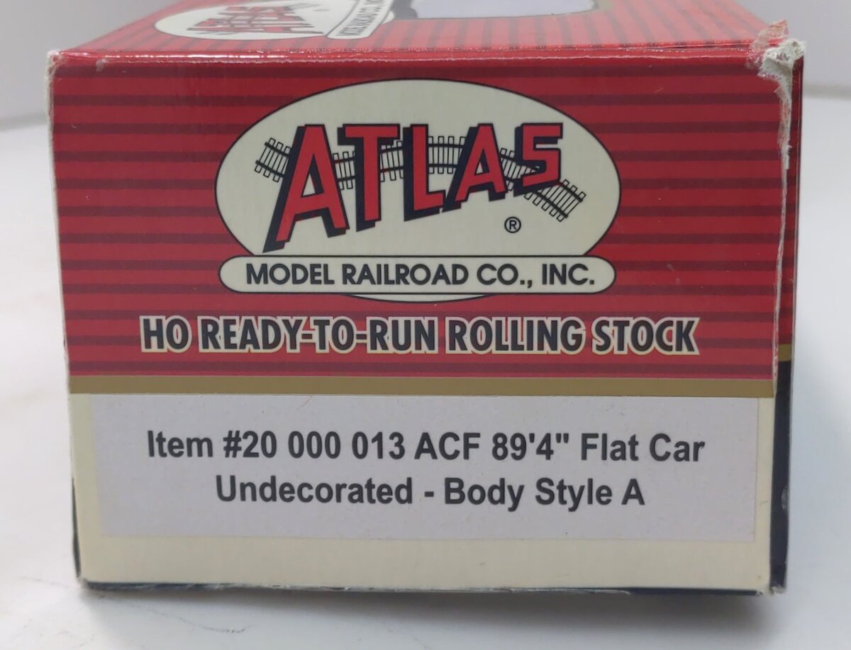 Atlas 20000013 HO Undecorated 89'4