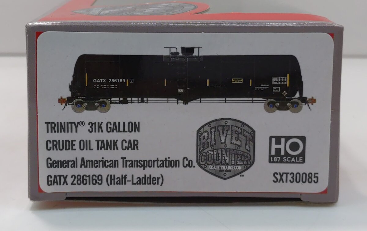 Scale Trains SXT30085 HO GATX Trinity Rail 31,000 Crude Oil Tank Car #286169