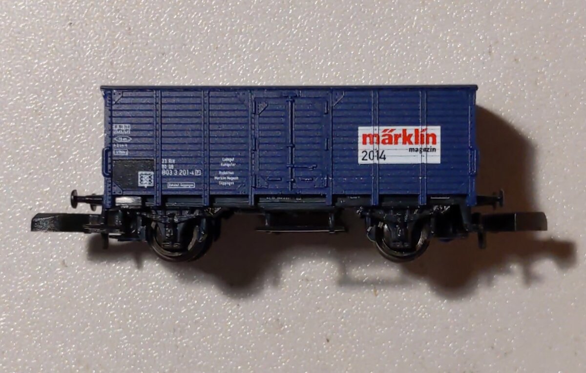 Marklin 80824 Z Scale 2014 Marklin Magazine Car
