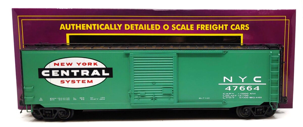 MTH 20-99316 O New York Central PS-1 Youngstown Door Boxcar #47664 LN/Box