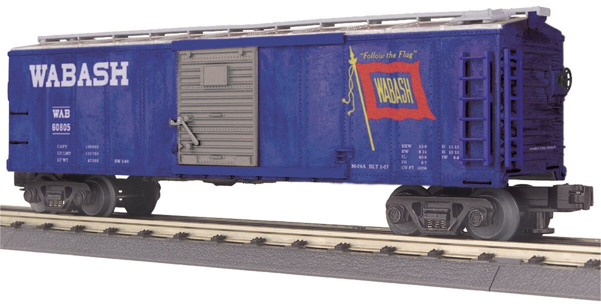 MTH 30-8408 O Wabash Boxcar NIB