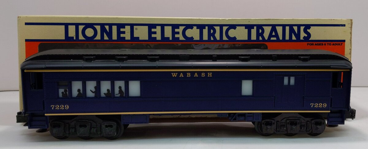 Lionel 6-7229 O Gauge Wabash Combination Car EX/Box