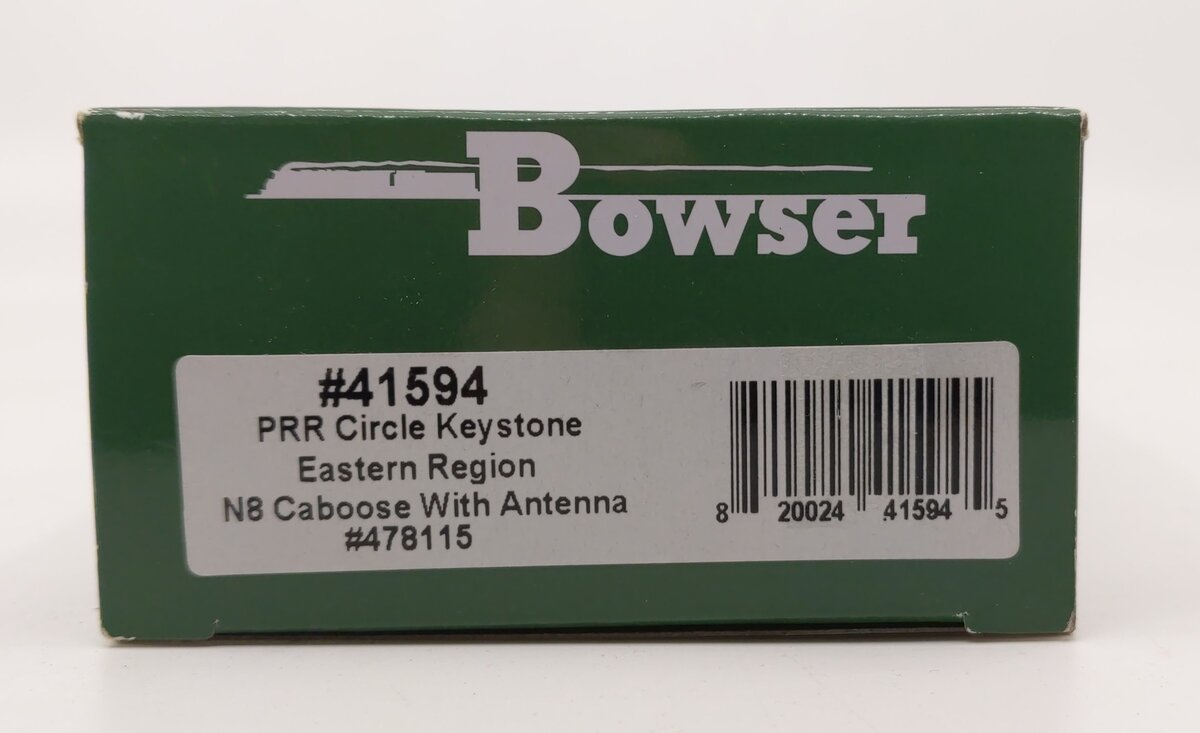 Bowser 41594 HO PRR Circle Keystone N8 Caboose W/ Antenna 478115