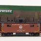 Bowser 41594 HO PRR Circle Keystone N8 Caboose W/ Antenna 478115