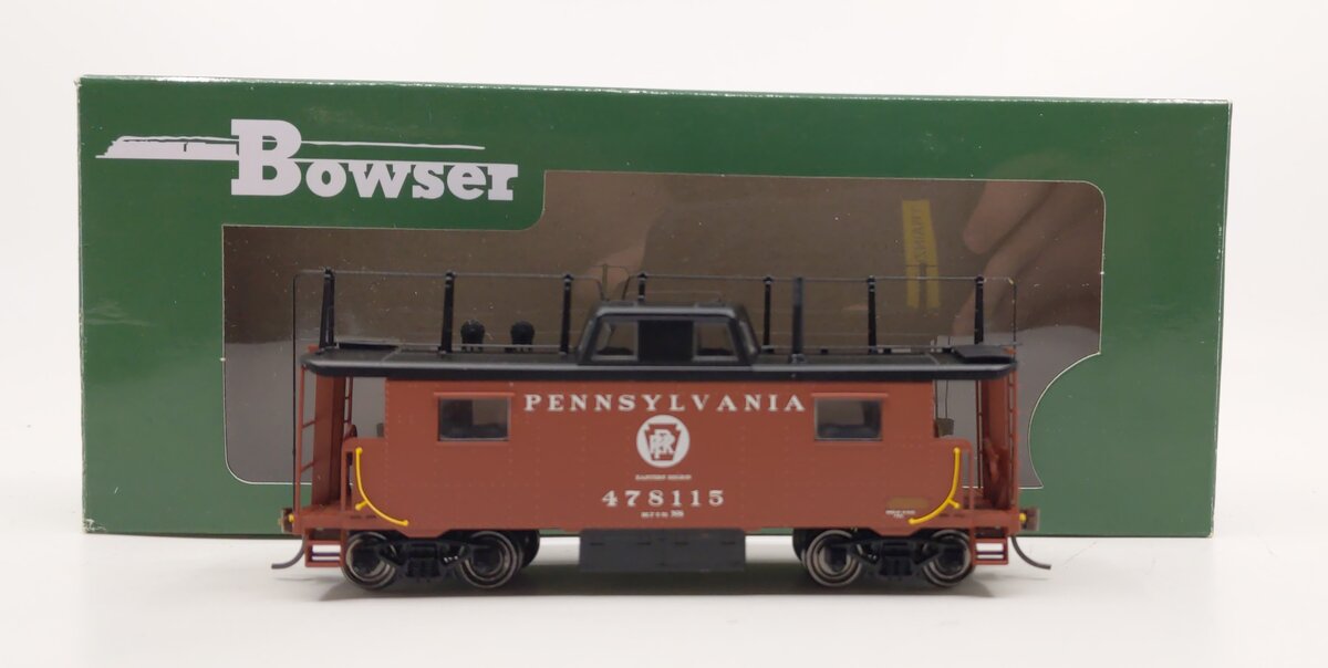 Bowser 41594 HO PRR Circle Keystone N8 Caboose W/ Antenna 478115