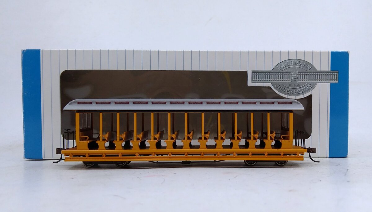 Bachmann 19348 HO Jackson Sharp Open-Side Excursion Car w/Seats