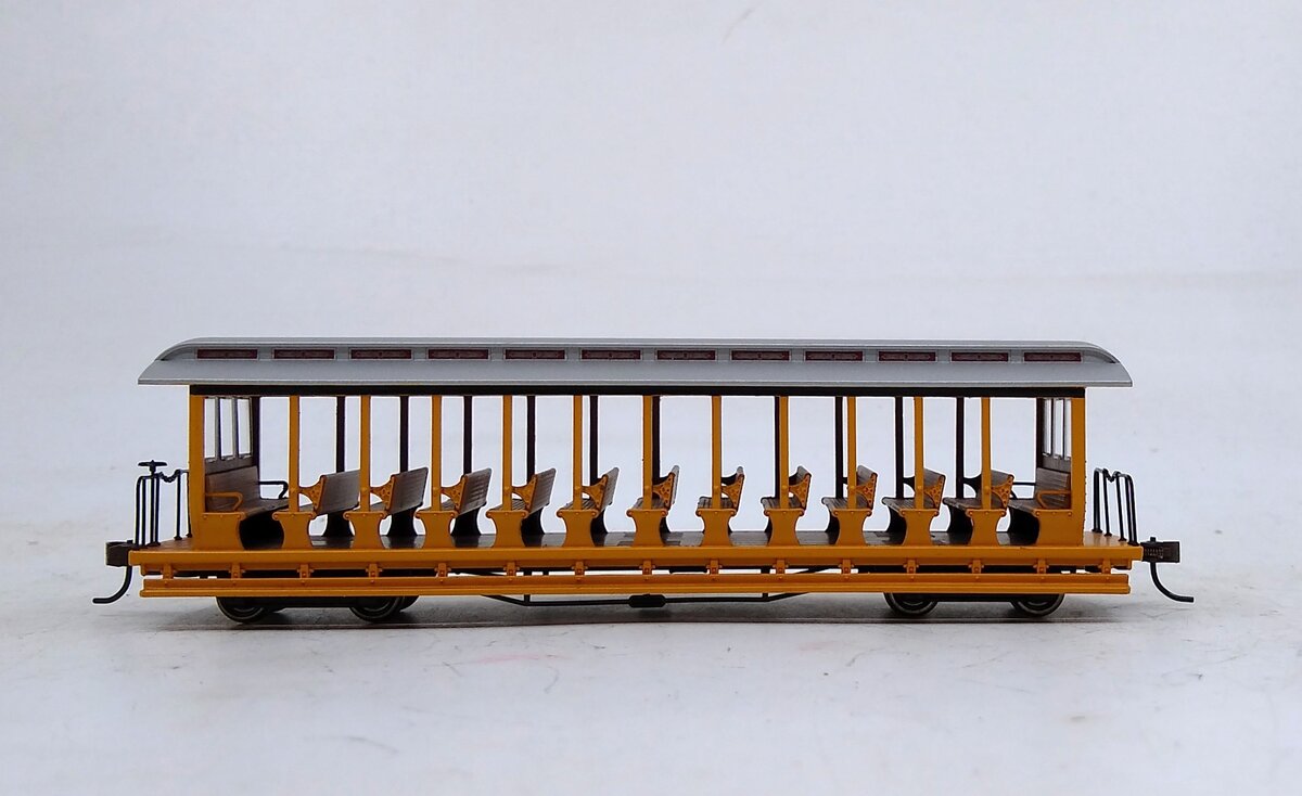Bachmann 19348 HO Jackson Sharp Open-Side Excursion Car w/Seats