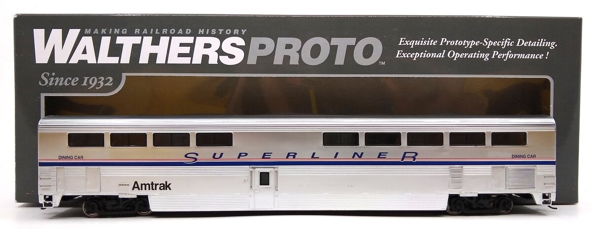 Walthers 920-11080 HO Amtrak 85' Bombardier Superliner II Phase IV Diner