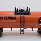 MTH 30-73263 O Illinois Central Modern Tank Car #625438
