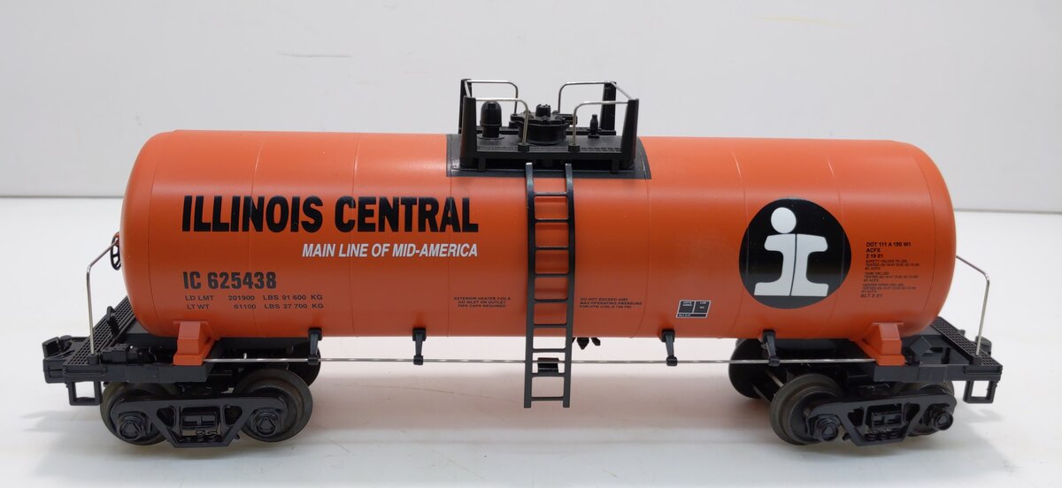 MTH 30-73263 O Illinois Central Modern Tank Car #625438