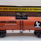 MTH 30-73263 O Illinois Central Modern Tank Car #625438