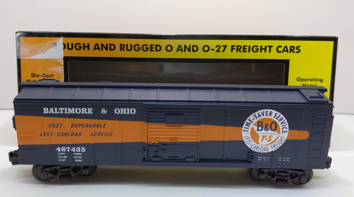 MTH 30-74486 O Gauge Baltimore & Ohio Box Car #467435