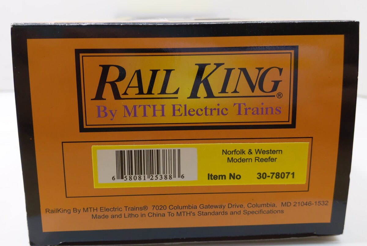 MTH 30-78071 O Norfolk & Western Modern Reefer Car #227