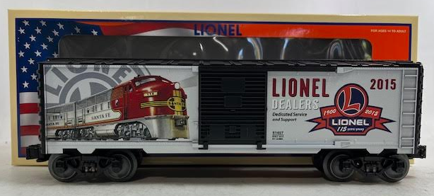 Lionel 6-81497 O Gauge 2015 Dealer Appreciation Boxcar