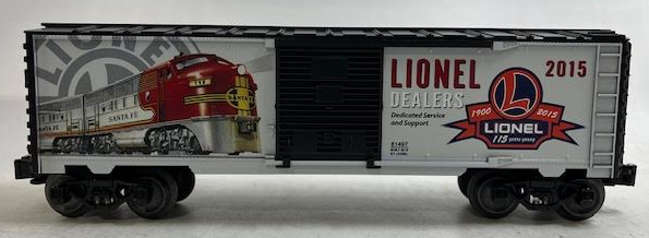 Lionel 6-81497 O Gauge 2015 Dealer Appreciation Boxcar