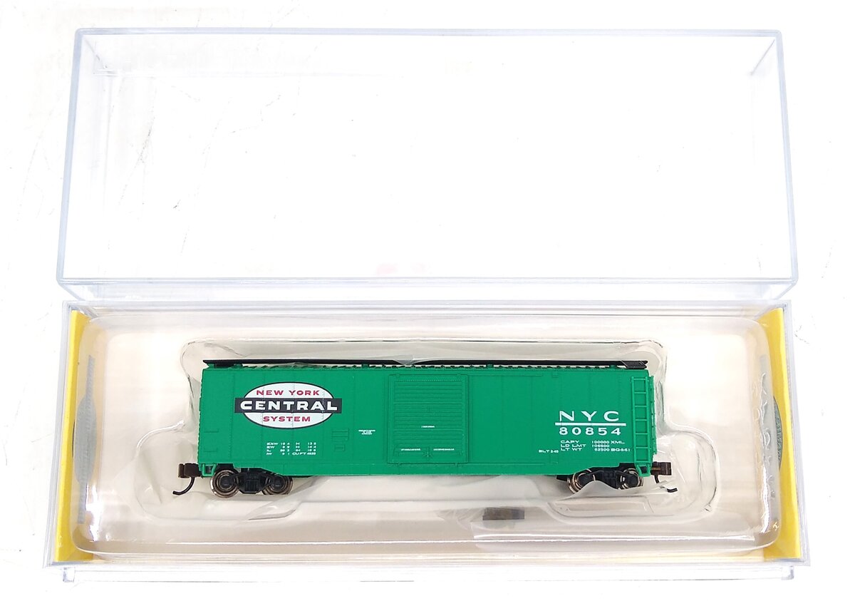 Bachmann 19452 N New York Central 50' Sliding-Door Boxcar w/Roofwalk #50854