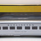 MTH 30-67877 O CB&Q Silver Halter 60' SL Fluted-Side ABS Passenger Coach 3-Rail