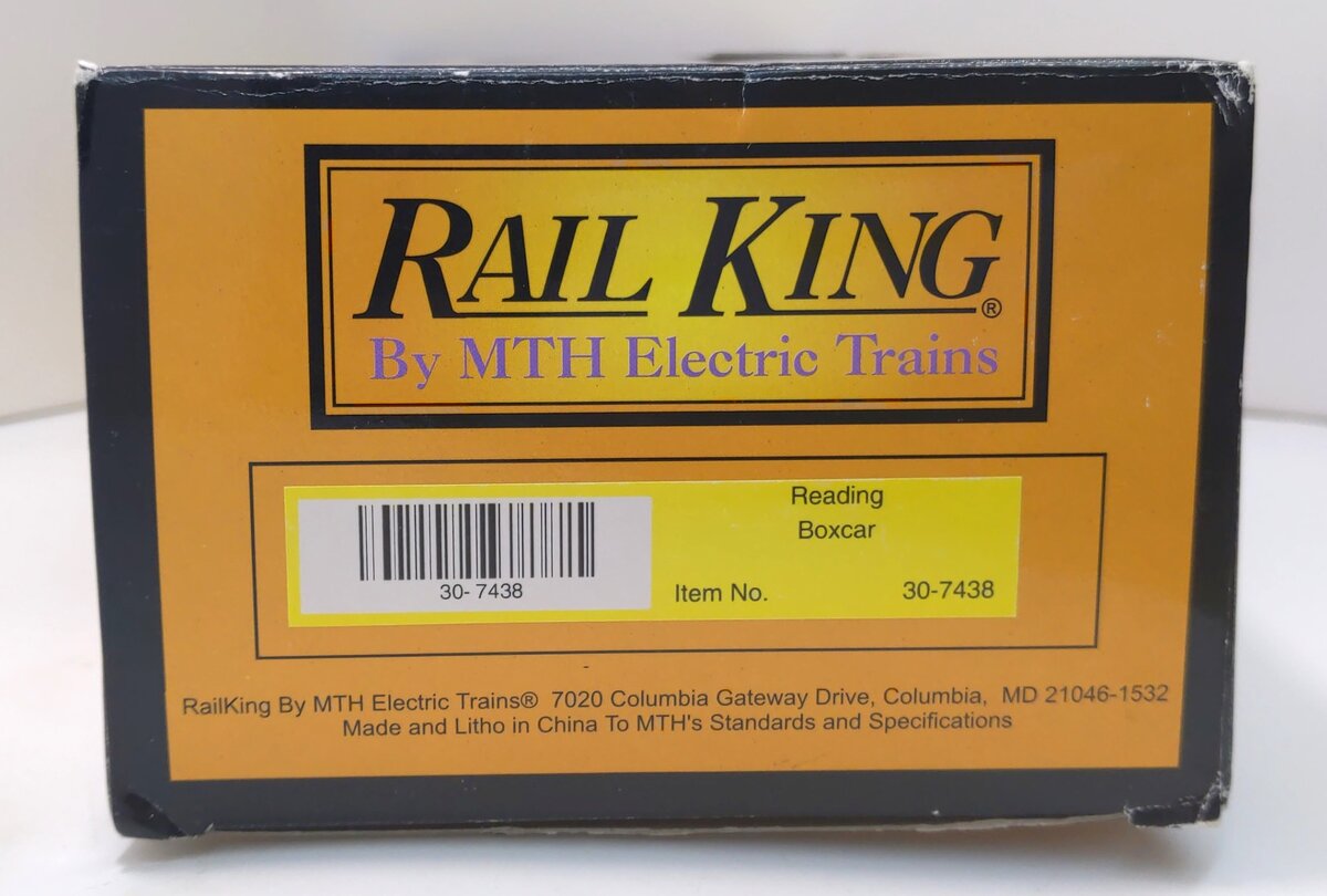 MTH 30-7438 O Gauge Reading Boxcar #110020 LN/Box