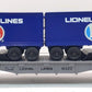 Lionel 6-16323 O Gauge Lionel Lines Flatcar w/ Trailers EX/Box