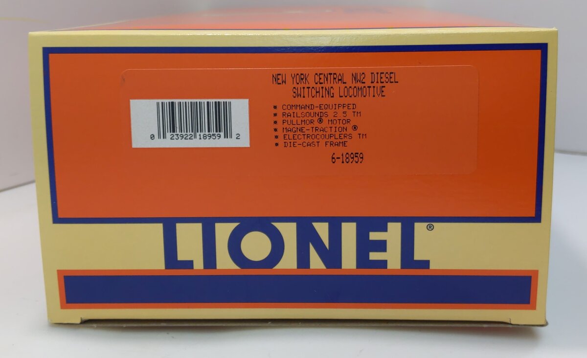 Lionel 6-18959 O New York Central NW-2 Diesel Switcher #622 LN/Box