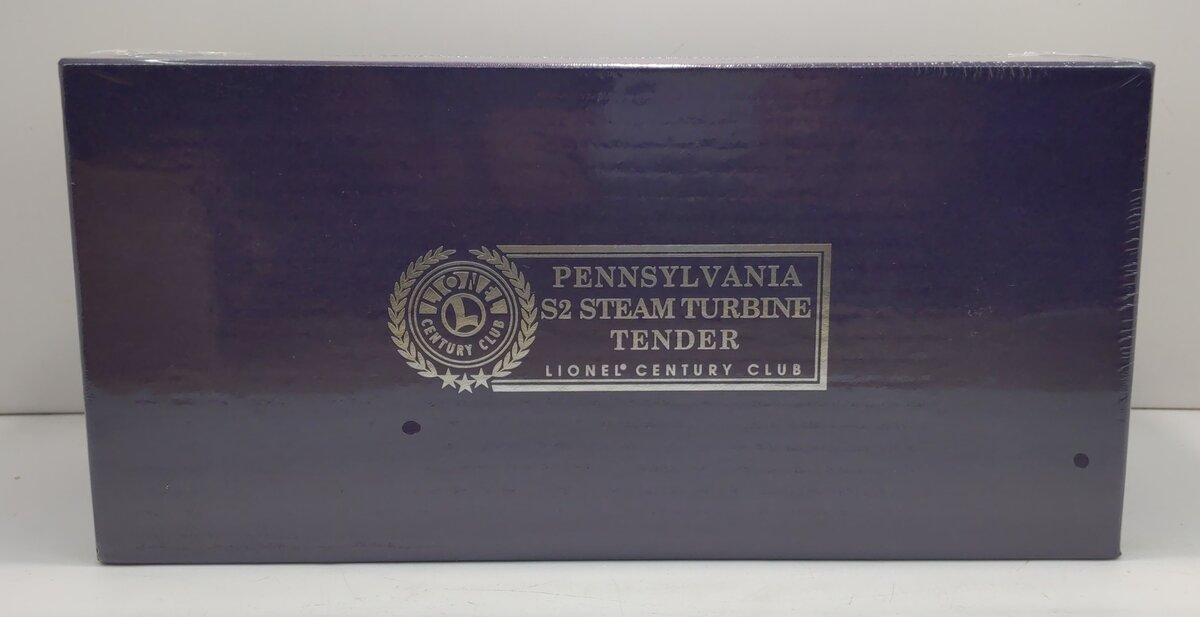 Lionel 6-18068 O Century Club Pennsylvania S2 Steam Turbine Tender W/Railsounds EX/Box