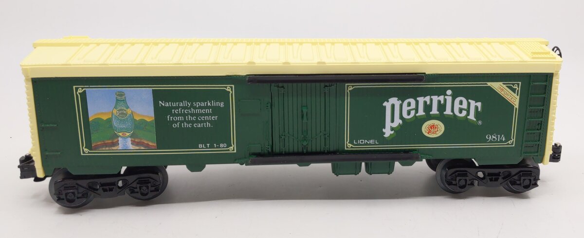 Lionel 6-9814 O Gauge Perrier Billboard Reefer Car #9814 LN/Box
