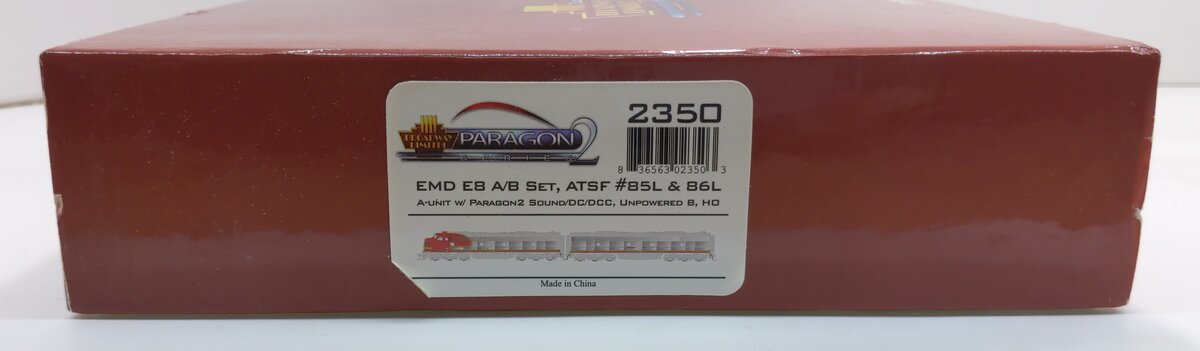 Broadway Limited 2350 HO Santa Fe EMD E8 Powered A-Unpowered B #85L, 86L