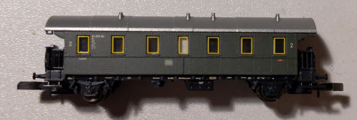 Marklin 87509 Z Scale German Federal Railroad Passenger Car Set (Set of 4)