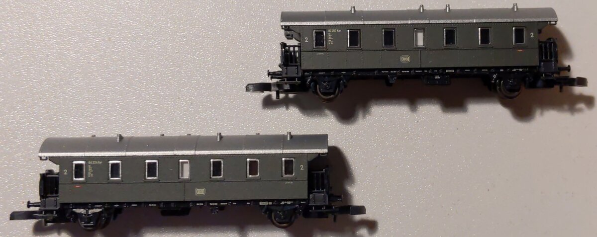 Marklin 87507 Z German Federal RR DB Höllentalbahn Passenger Set (Set of 5)