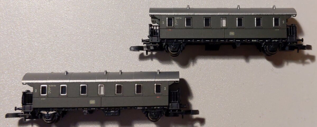 Marklin 87507 Z German Federal RR DB Höllentalbahn Passenger Set (Set of 5)