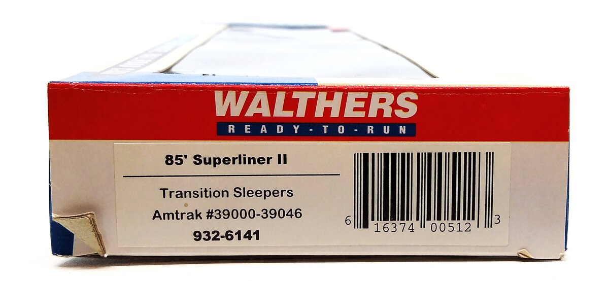 Walthers 932-6141 HO Scale Amtrak 85' Superliner II Transition Sleeper