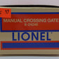 Lionel 6-24248 O Manual Crossing Gate