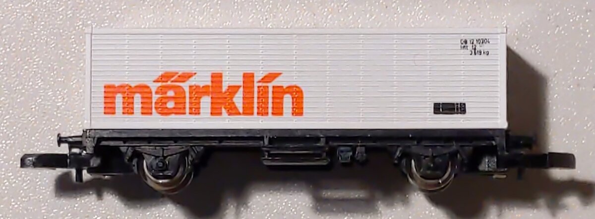 Marklin 8617 Z Scale Mini Club "Marklin" Container Car LN/Box