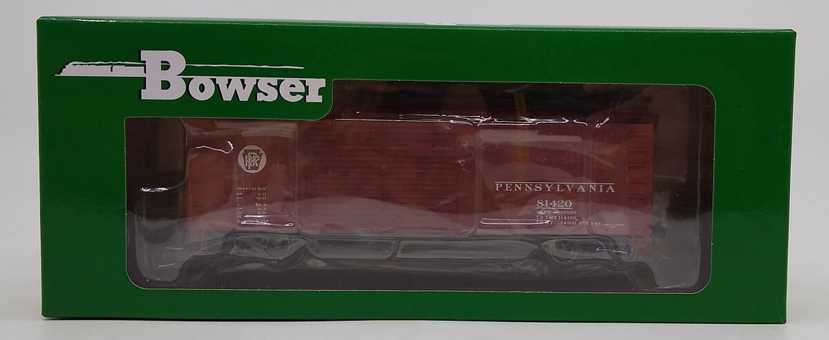 Bowser 42355 HO Pennsylvania X31f Turtle Roof Box Car Ready-To-Run #81420