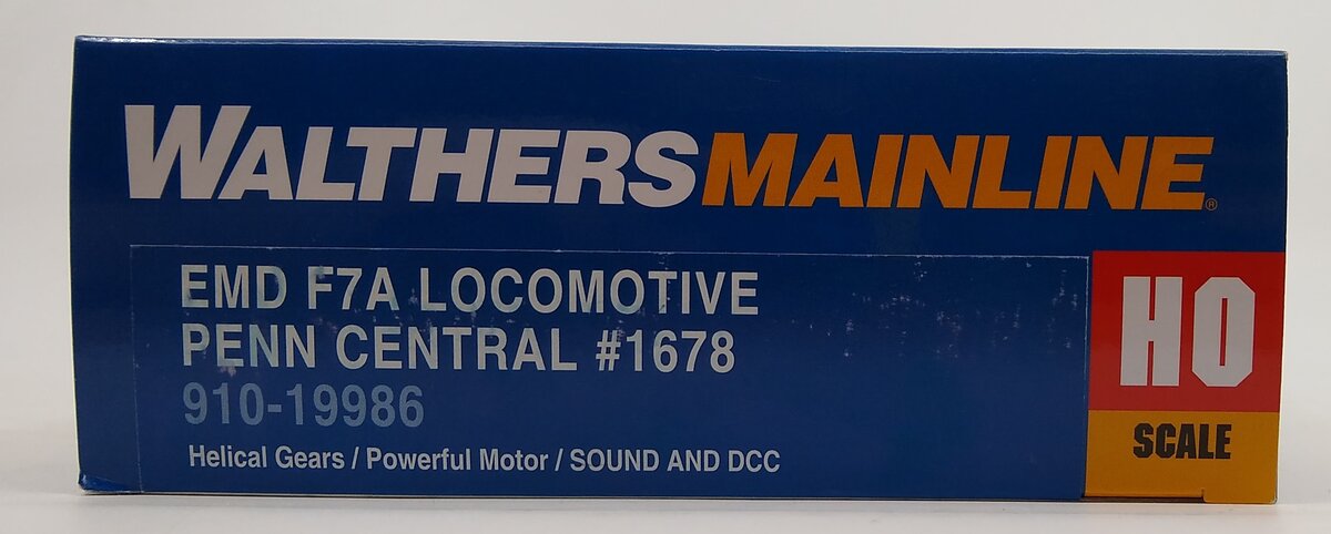 Walthers 910-19986 HO PC EMD F7 A Diesel Locomotive w/ ESU Sound & DCC #1678