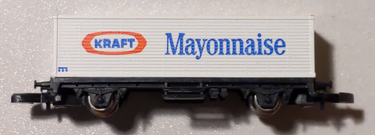 Marklin 8615 Z Scale Mini Club Kraft Mayonnaise Container Car LN/Box