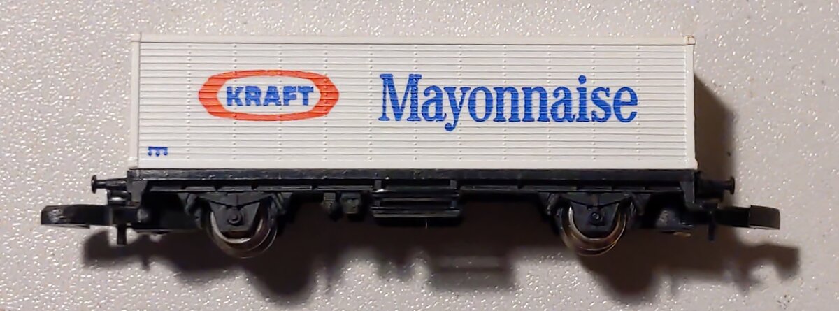 Marklin 8615 Z Scale Mini Club Kraft Mayonnaise Container Car LN/Box