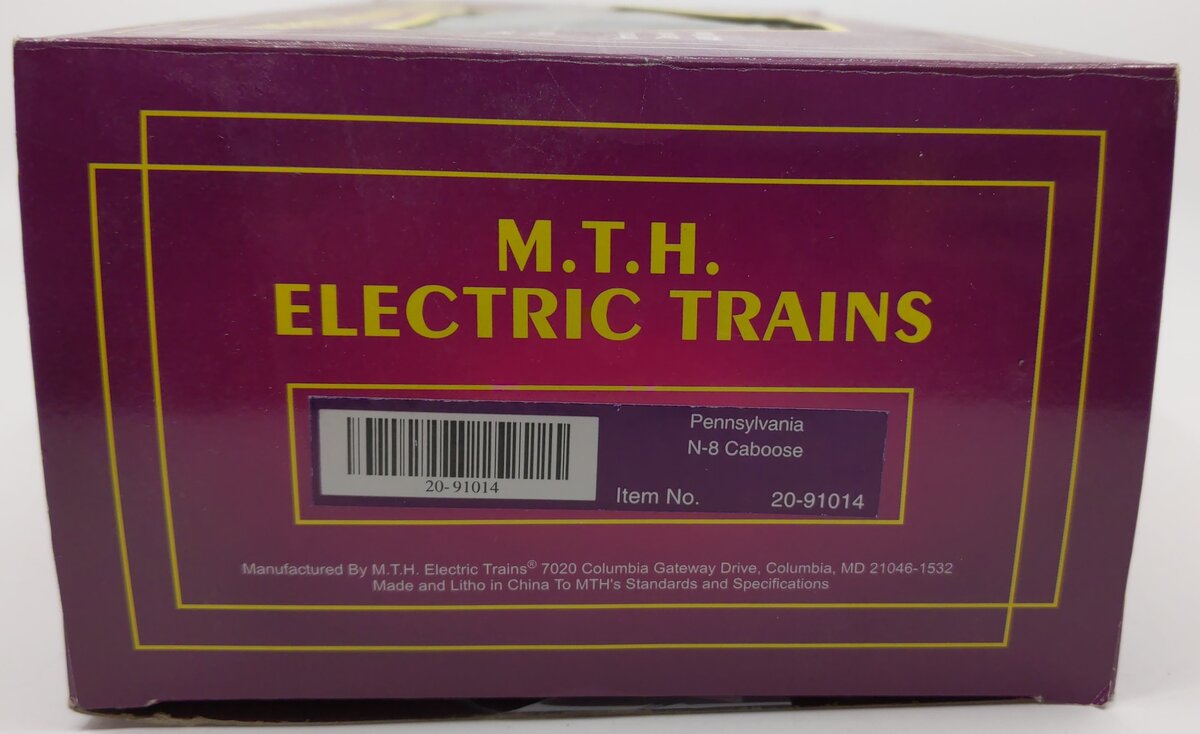 MTH 20-91014 O Gauge Pennsylvania Railroad N-8 Steel Caboose #478069 LN/Box