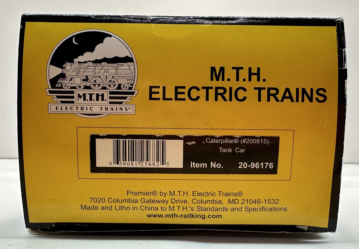 MTH 20-96176 O Caterpillar Tank Car #200815