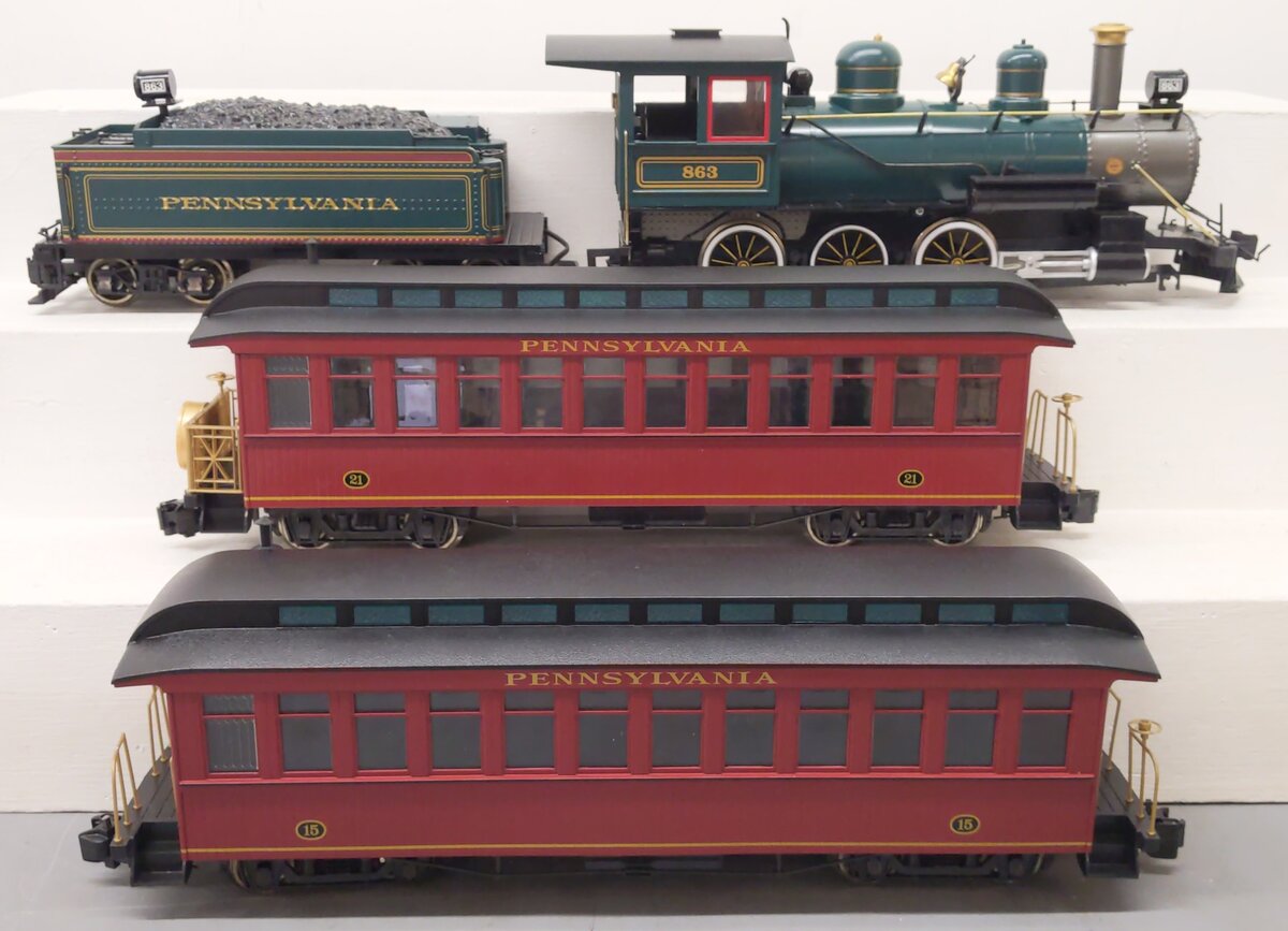 Bachmann 90082 Pennsylvanian G Gauge Steam Starter Train Set EX/Box