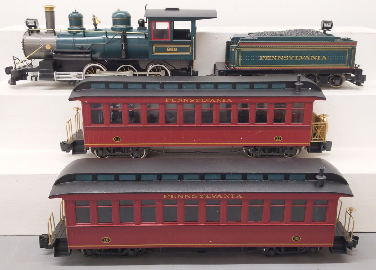 Bachmann 90082 Pennsylvanian G Gauge Steam Starter Train Set EX/Box