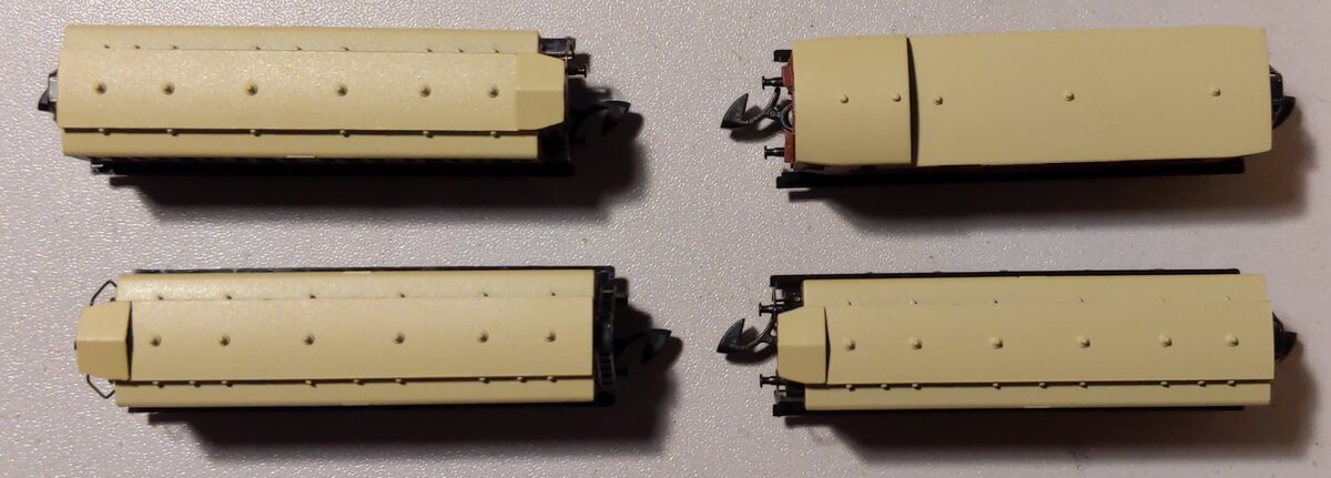 Marklin 87041 Z Scale KPEV Passenger Car Set (Set of 4)