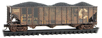 Micro-Trains 10844440 N CSXT 3-Bay Hopper #833874