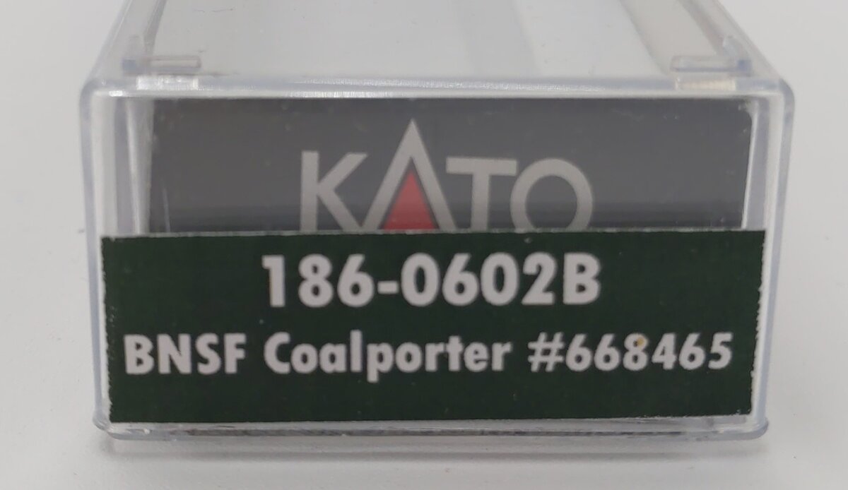 Kato 186-0602B N BNSF BethGon Coalporter #668465
