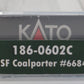 Kato 186-0602C N BNSF BethGon Coalporter #668470