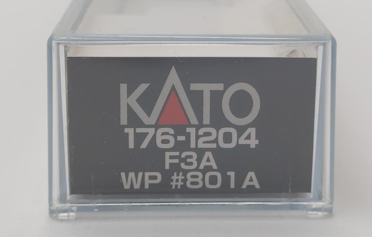 Kato 176-1204 WP/CA Zephyr F3A #801A Diesel Locomotive